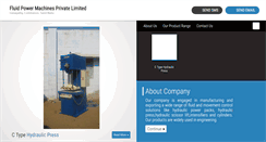 Desktop Screenshot of hydraulic-machines.com